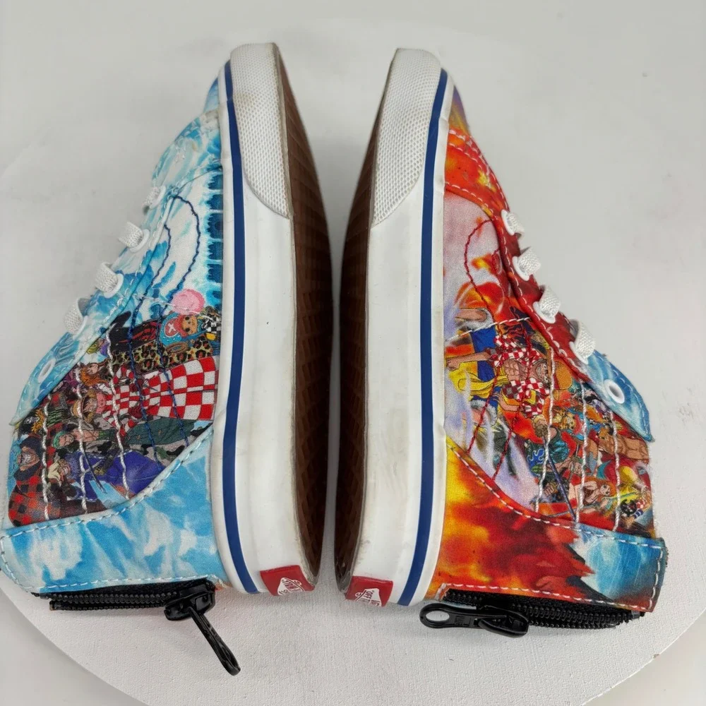 Vans x One Piece Sk8-Hi Zip Toddler 8 Anime Graphic Sneakers Manga Collector